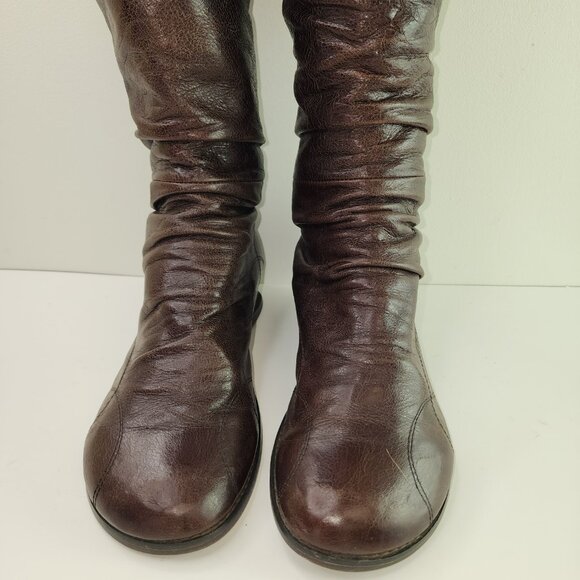 Miz Mooz Bonnie Brown Leather Tall Winter Boots (8 US) - Picture 6 of 10